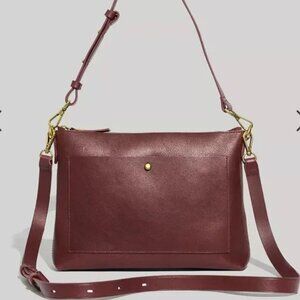 The Transport Shoulder Crossbody Bag in Dark Cabernet